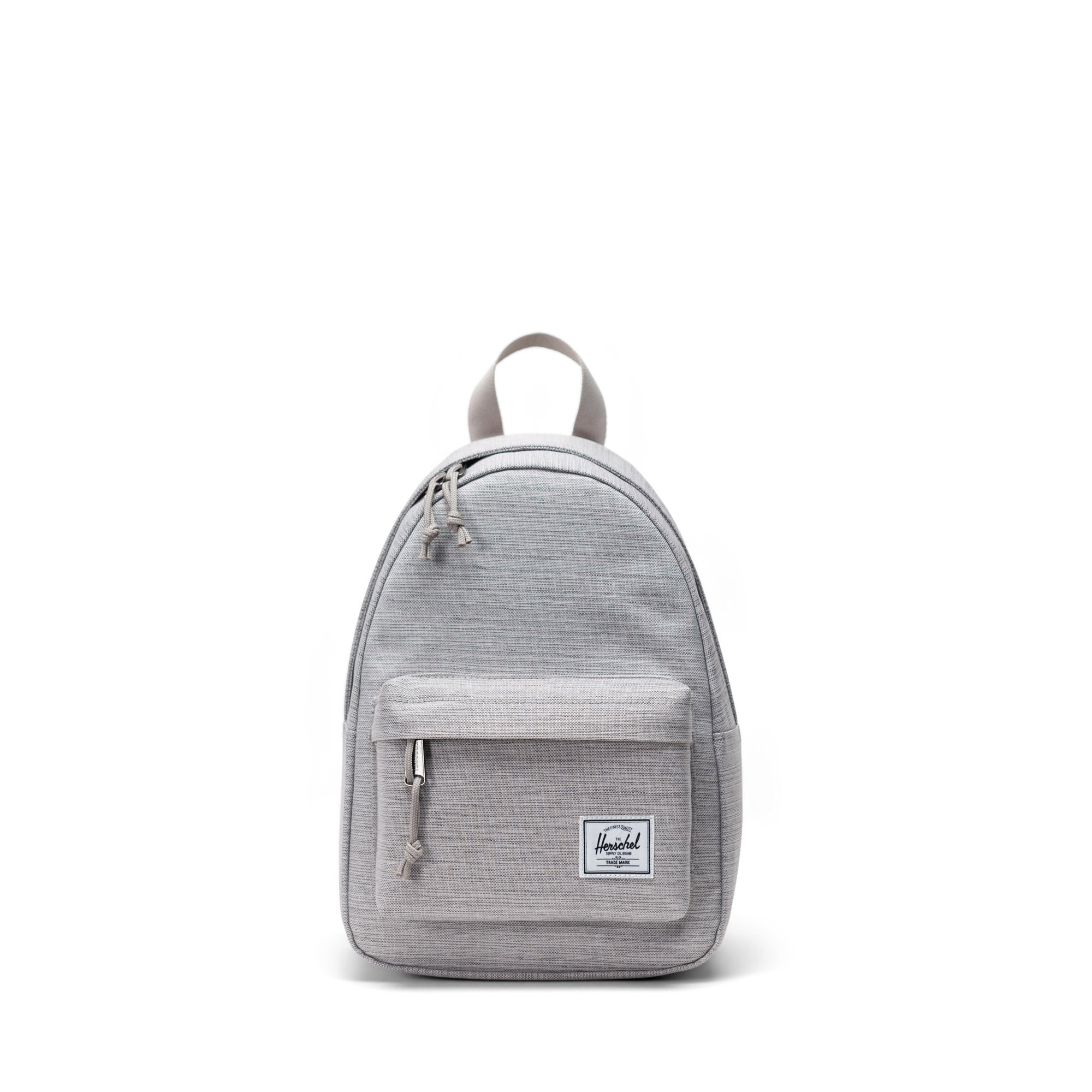 Kırçıllı Açık Gri Herschel Classic Mini Su İtici Kumaş Sırt Çantası, 14" Laptop Uyumlu, 6 L